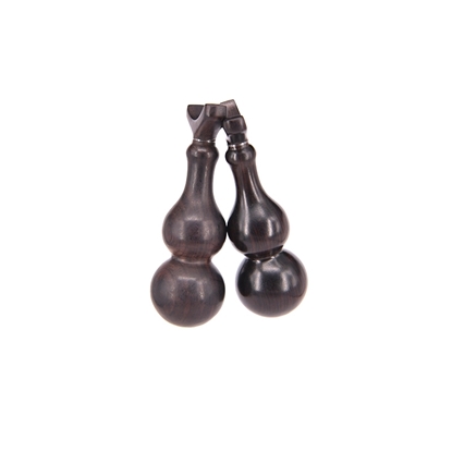 图片 一字葫芦把件（紫光檀）