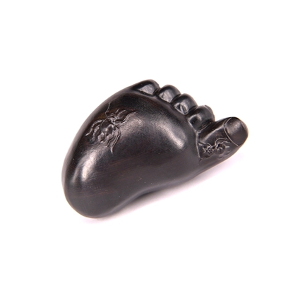 图片 知足把件（紫光檀）