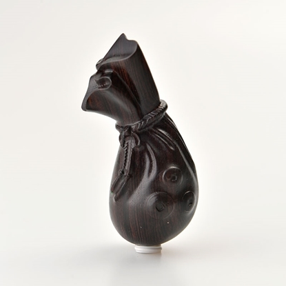 图片 五福钱袋（紫光檀）