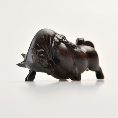 图片 牛气冲天（紫光檀）