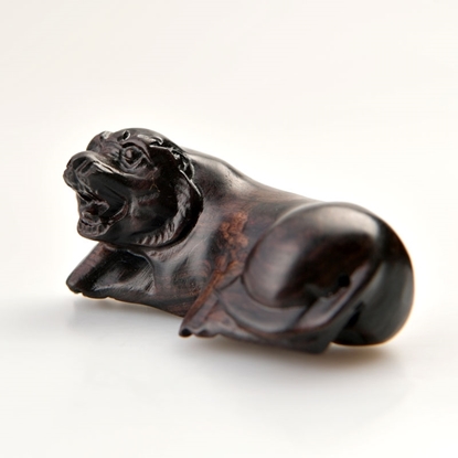 图片 属相老虎（紫光檀）