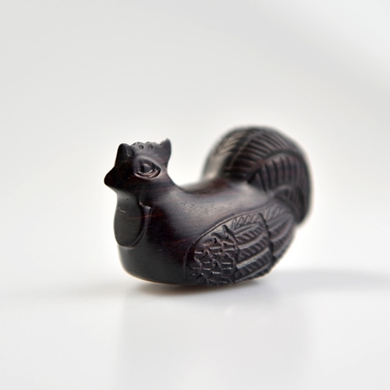 图片 属相鸡（紫光檀）