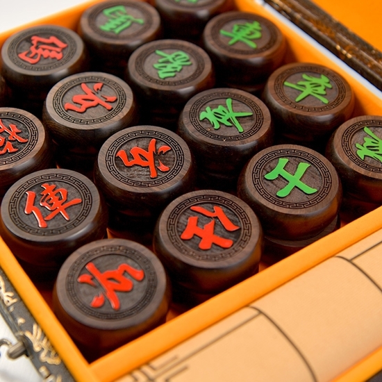 图片 58#象棋（礼盒棋盒紫光檀）