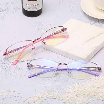 图片 眼波视 金属框 防蓝光 老花镜 1849