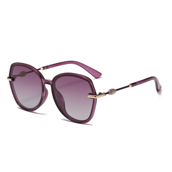 图片 潮流太阳镜2068  【紫框渐变紫】