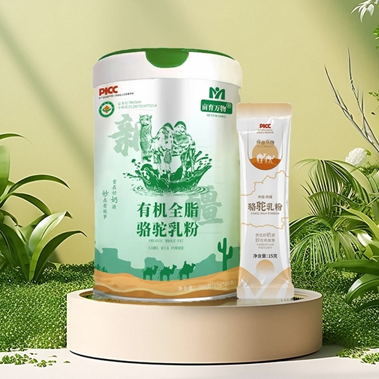 图片 【新国标】亩育万物 有机全脂骆驼乳粉300g