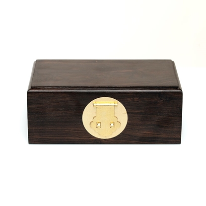 图片 素面首饰盒（紫光檀）