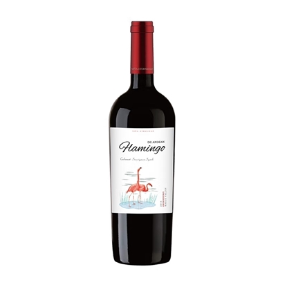 图片 安第斯火烈鸟佳酿珍藏赤霞珠/西拉干红葡萄酒  750ml*2