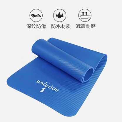 图片 何大屋（Hodtown）便携防滑瑜伽垫HDW1603【蓝色】